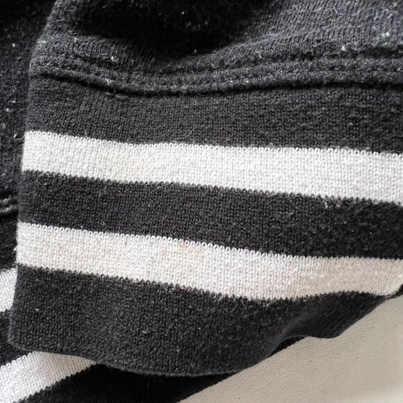 Victorias Secret Pink pullover sweater half zip black white speckled Large - Picture 3 of 7